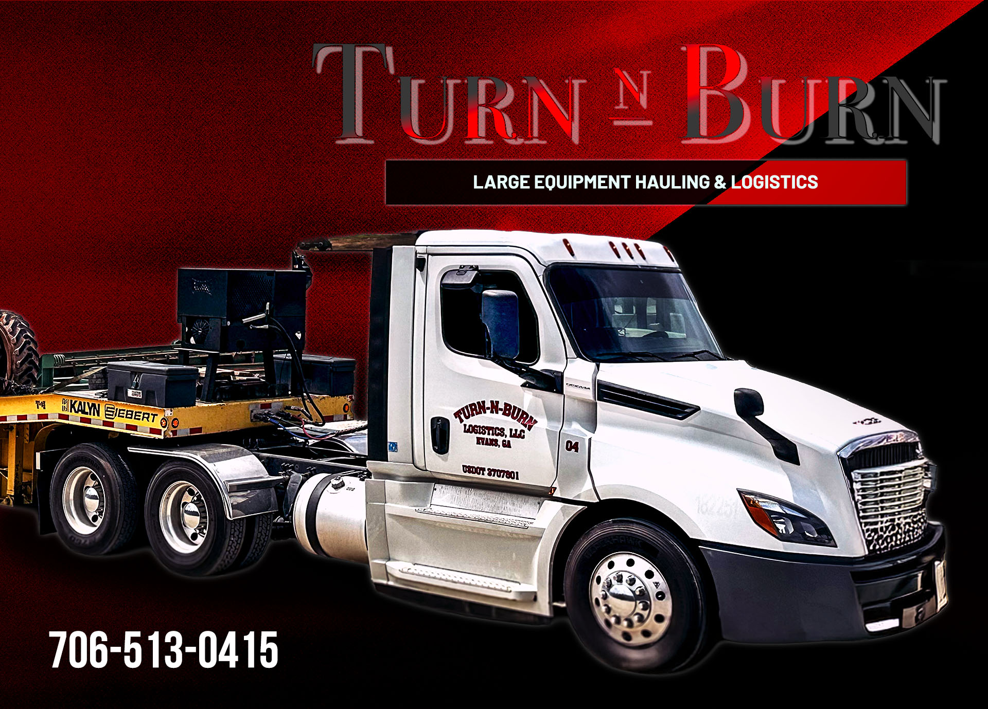 Turn N Burn Large Equipment Hauling in Evans, Georgia and the CSRA